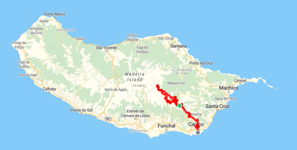 Map: Pico do Areeiro