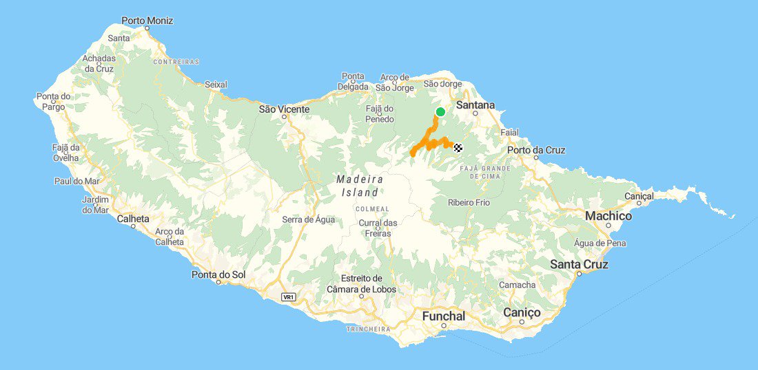 Karte: Caldeirão Verde
